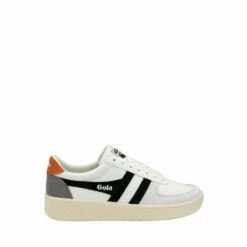 Gola White Men's Grandslam Trident Lace-Up Trainers -Gola Shop unnamed file 609