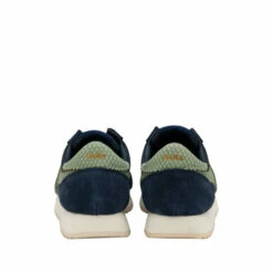 Gola Blue Boston 78 Snake Ladies' Nylon Lace-Up Trainers -Gola Shop unnamed file 612