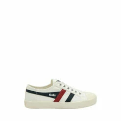 Gola Blue Ocean/Off White Ladies' Coaster Slip Canvas Lace-Up Trainers -Gola Shop unnamed file 65