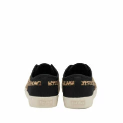 Gola Black Coaster Safari Ladies' Canvas Lace-Up Trainers -Gola Shop unnamed file 651