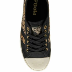 Gola Black Coaster Safari Ladies' Canvas Lace-Up Trainers -Gola Shop unnamed file 652