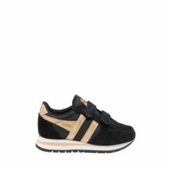 Gola Black/Gold Daytona Mirror Strap Kids Nylon Strap Trainers -Gola Shop unnamed file 670