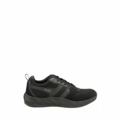 Gola Black Ladies Mesh Running Trainers