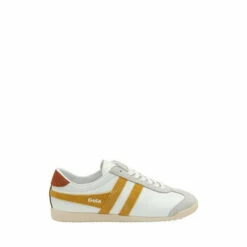 Gola White Ladies' Bullet Pure Lace-Up Trainers -Gola Shop unnamed file 684