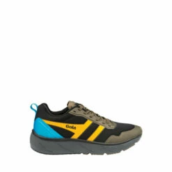 Gola Black Mens Mesh Running Trainers