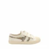 Gola White Coaster Safari Strap Ladies' Canvas Strap Trainers P60978