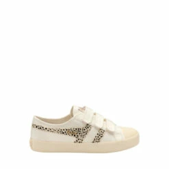 Gola White Coaster Safari Strap Ladies' Canvas Strap Trainers P60978