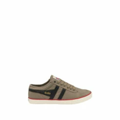 Gola Black Men's Comet Canvas Lace-Up Trainers