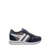Gola Navy, Grey And White Daytona Nylon LaceUp Running Trainers