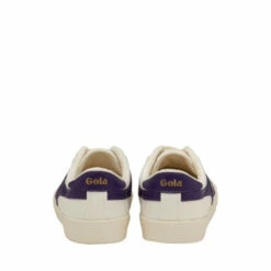 Gola White Ladies' Tennis Mark Cox Canvas Lace-Up Trainers -Gola Shop unnamed file 744