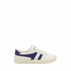 Gola White Ladies' Tennis Mark Cox Canvas Lace-Up Trainers -Gola Shop unnamed file 746