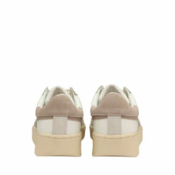 Gola White Ladies' Dropshot Lace-Up Trainers -Gola Shop unnamed file 749