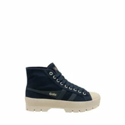 Gola Blue Ladies' Coaster Peak High Nylon Lace-Up Trainers