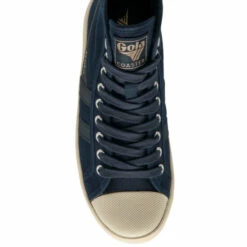 Gola Blue Ladies' Coaster Peak High Nylon Lace-Up Trainers -Gola Shop unnamed file 760