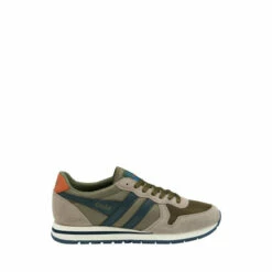 Gola Green Men's Daytona Nylon Lace-Up Trainers