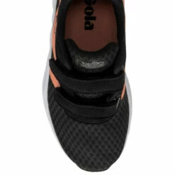 Gola Black Kids' Draken Twin Bar QF Mesh Quick Fasten Running Trainers -Gola Shop unnamed file 771