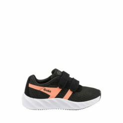Gola Black Kids' Draken Twin Bar QF Mesh Quick Fasten Running Trainers -Gola Shop unnamed file 772