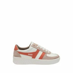 Gola White Ladies' Grandslam Pure Lace-Up Trainers -Gola Shop unnamed file 814