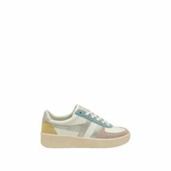 Gola Off White/Khaki Green/ Rose Gold Ladies' Grandslam Quadrant Lace-Up Trainers 8 Gola Off White/Khaki Green/ Rose Gold Ladies' Grandslam Quadrant Lace-Up Trainers -Gola Shop unnamed file 83