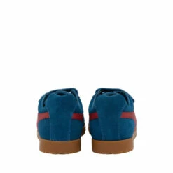 Gola Blue Harrier Strap Kids Suede Strap Trainers -Gola Shop unnamed file 837