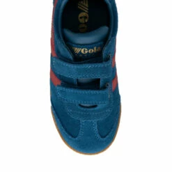 Gola Blue Harrier Strap Kids Suede Strap Trainers -Gola Shop unnamed file 838