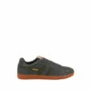 Gola Khaki Equipe Men's Suede Lace-Up Trainers