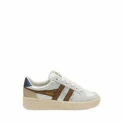Gola White Ladies' Superslam Blaze Lace-Up Trainers -Gola Shop unnamed file 844