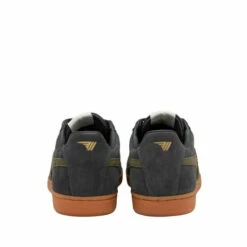 Gola Khaki Equipe Men's Suede Lace-Up Trainers -Gola Shop unnamed file 86