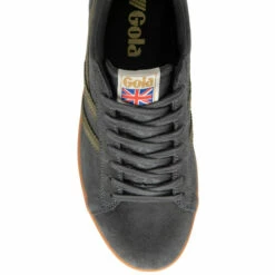 Gola Khaki Equipe Men's Suede Lace-Up Trainers -Gola Shop unnamed file 87