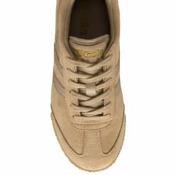 Gola Yellow Harrier MirrorLadies' Suede Lace-Up Trainers -Gola Shop unnamed file 892