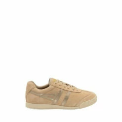 Gola Yellow Harrier MirrorLadies' Suede Lace-Up Trainers -Gola Shop unnamed file 893