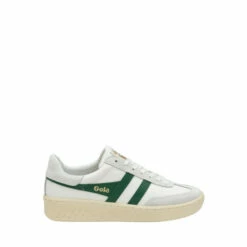 Gola White Men's Dropshot Lace-Up Trainers