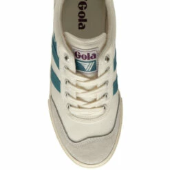 Gola White/Blue/Purple Ladies' Badminton Canvas Lace-Up Trainers -Gola Shop unnamed file 9