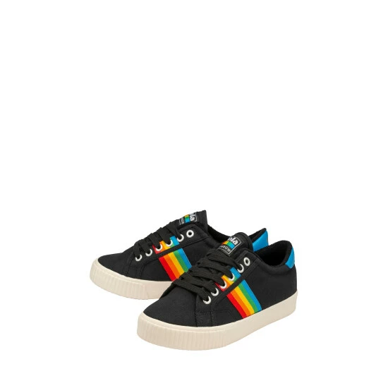 unnamed-file-90.jpg Gola Black Tennis Mark Cox Rainbow II Canvas LaceUp Trainers -Gola Shop unnamed file 90