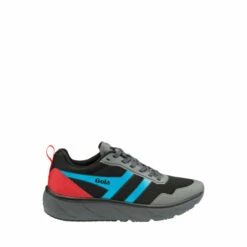 Gola Black Mens Mesh Running Trainers