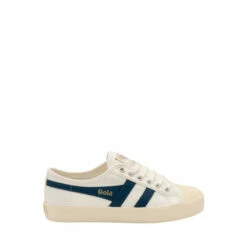 Gola White CoasterLadies' Canvas Lace-Up Trainers