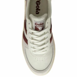 Gola White Men's Grandslam Trident Lace-Up Trainers -Gola Shop unnamed file 953