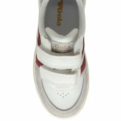 Gola White Grandslam Classic Strap Kids Strap Trainers -Gola Shop unnamed file 985