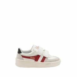 Gola White Grandslam Classic Strap Kids Strap Trainers -Gola Shop unnamed file 986