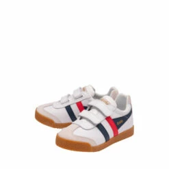 Gola White Harrier Leather Strap Kids Leather Strap Trainers -Gola Shop unnamed file 988