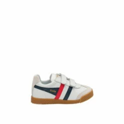 Gola White Harrier Leather Strap Kids Leather Strap Trainers -Gola Shop unnamed file 991